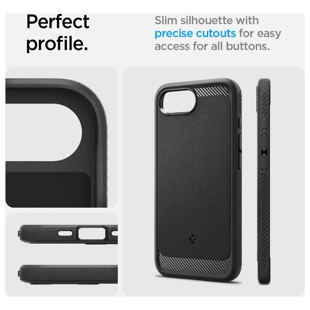 Etui Spigen Rugged Armor Mag MagSafe Apple iPhone 16e Matte Black