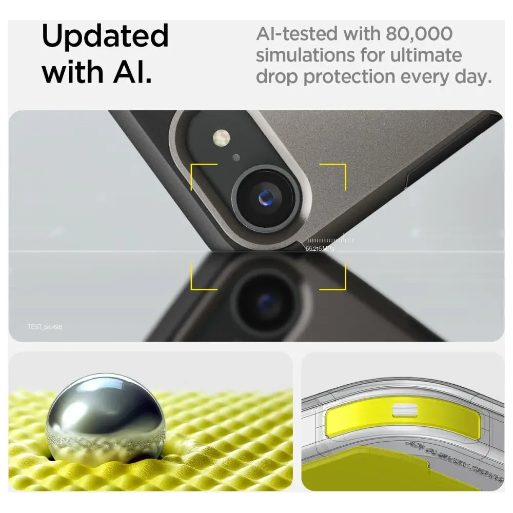 Etui Spigen Tough Armor Mag MagSafe Apple iPhone 16e Gunmetal