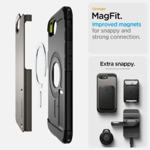 Kup Spigen Tough Armor Mag MagSafe Apple iPhone 16e Gunmetal - SPN16688 - {ean13} - Sklep Home Screen