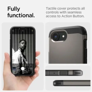Kup Spigen Tough Armor Mag MagSafe Apple iPhone 16e Gunmetal - SPN16688 - {ean13} - Sklep Home Screen
