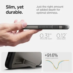 Kup Spigen Tough Armor Mag MagSafe Apple iPhone 16e Gunmetal - SPN16688 - {ean13} - Sklep Home Screen