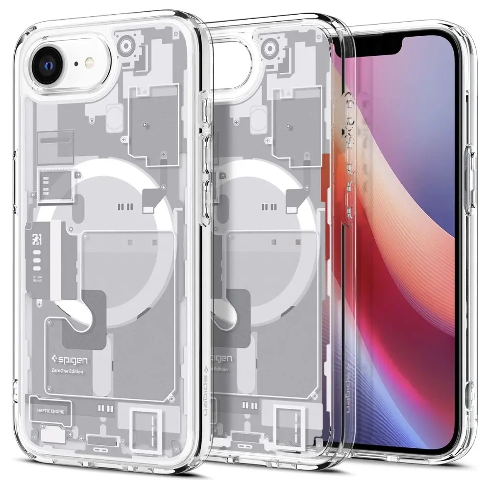 Etui Spigen Ultra Hybrid Mag MagSafe Apple iPhone 16e Zero One White