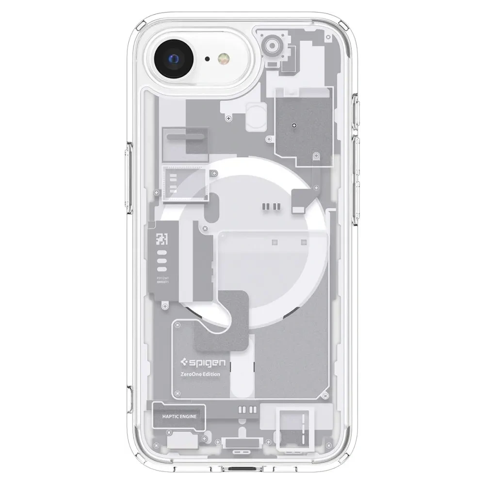 Etui Spigen Ultra Hybrid Mag MagSafe Apple iPhone 16e Zero One White