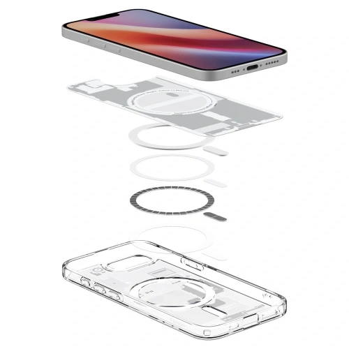 Kup Etui Spigen Ultra Hybrid Mag MagSafe Apple iPhone 16e Zero One White - SPN16691 - {ean13} - Sklep Home Screen