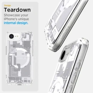 Kup Spigen Ultra Hybrid Mag MagSafe Apple iPhone 16e Zero One Weiß - SPN16691 - {ean13} - Sklep Home Screen