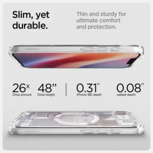 Kup Spigen Ultra Hybrid Mag MagSafe Apple iPhone 16e Zero One Weiß - SPN16691 - {ean13} - Sklep Home Screen