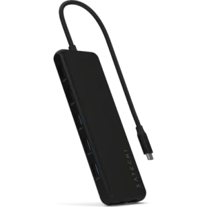 Kup Satechi 13-in-1 Triple Display Multiport Adapter USB-C / 2xHDMI 4K/60Hz, DP 8K/60Hz, 3xUSB-A 3.0 (5Gbps), USB-A 3.1 (10Gbps), 2xUSB-A 2.0 (480Mbps), 2xUSB-C (10Gbps, PD 85W), 1xEthernet 1Gbps, 1xaudio 3,5 mm - STH181 - {ean13} - Sklep Home Screen