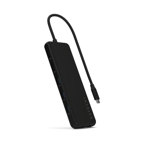 Buy Satechi 13-in-1 Triple Display Multiport Adapter USB-C / 2xHDMI 4K/60Hz, DP 8K/60Hz, 3xUSB-A 3.0 (5Gbps), USB-A 3.1 (10Gbps), 2xUSB-A 2.0 (480Mbps), 2xUSB-C (10Gbps, PD 85W), 1xEthernet 1Gbps, 1xaudio 3,5 mm - STH181 - {ean13} - Home Screen Store Europe