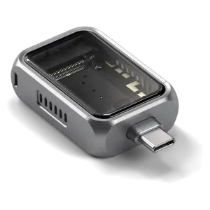 Kup Satechi Mini NVMe SSD-Gehäuseadapter USB-C / NVME SSD 2230 (space gray) - STH182 - {ean13} - Sklep Home Screen