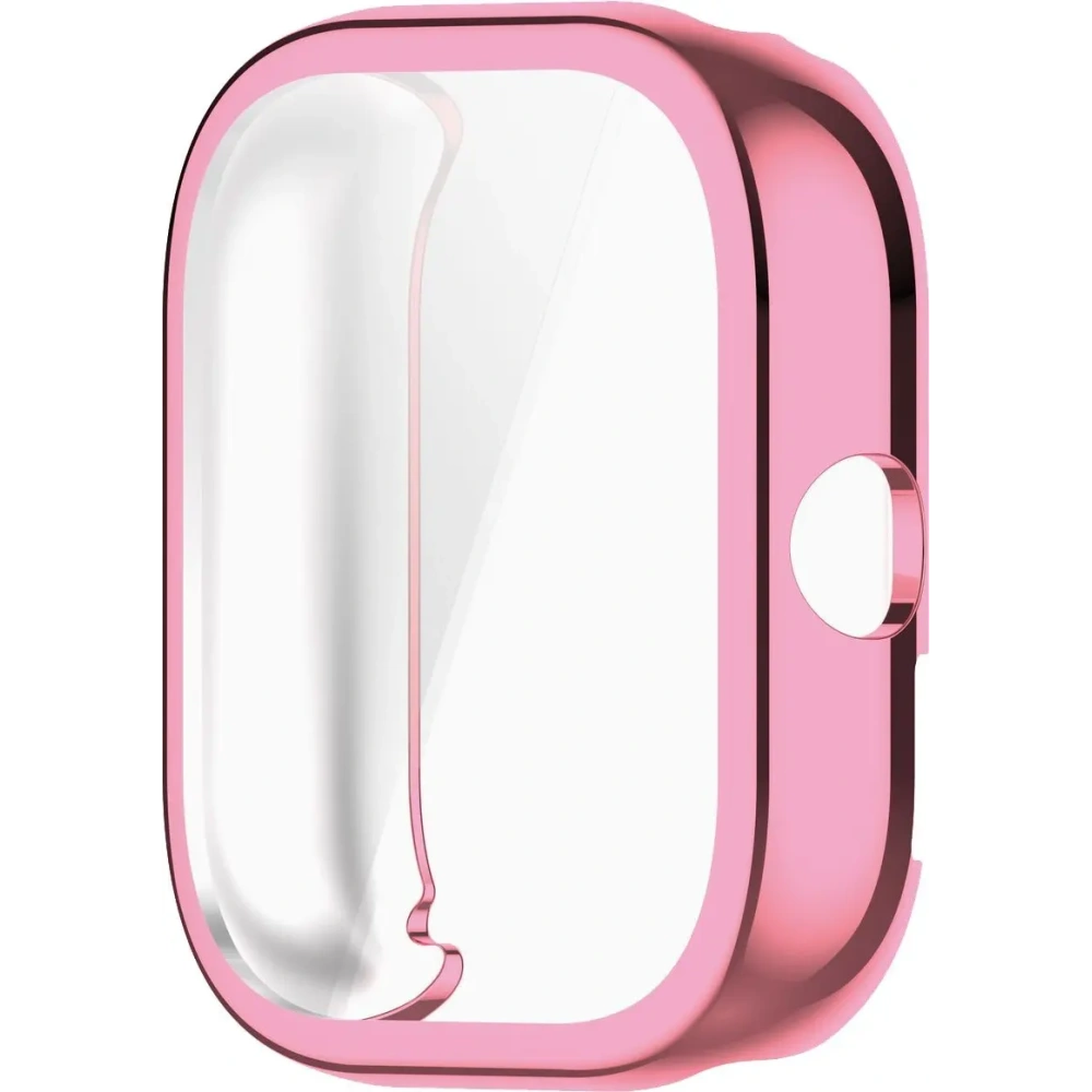 Etui z osłoną ekranu Bizon Case Watch Felipe do Xiaomi Redmi Watch 5 różowe