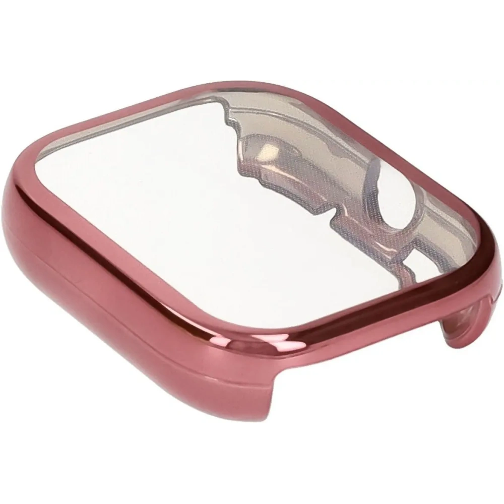 Etui z osłoną ekranu Bizon Case Watch Felipe do Xiaomi Redmi Watch 5 różowe