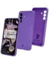 Silikonové pouzdro Bizon Soft Case pro Samsung Galaxy A36 5G fialové
