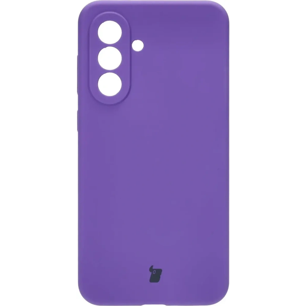 Silikonowe etui Bizon Soft Case do Samsung Galaxy A36 5G fioletowe