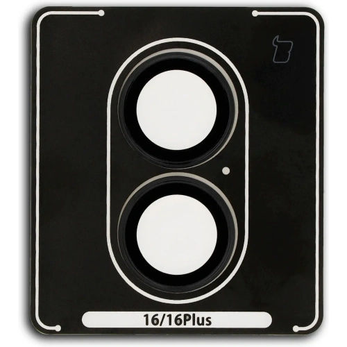 Kup Szkło hartowane na aparat z aplikatorem Bizon Glass Snap Lens do Apple iPhone 16 / 16 Plus czarne - BIZ8630 - {ean13} - Sklep Home Screen