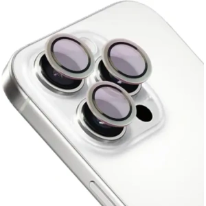 Kup Sklo tvrzené na aparát s aplikátorem Bizon Glass Snap Lens pro Apple iPhone 16 Pro / 16 Pro Max stříbrné - BIZ8631 - {ean13} - Sklep Home Screen
