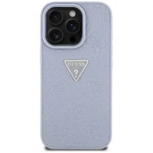 Kup Etui Guess Hot Stamp 4G Pattern Triangle Metal Logo do Apple iPhone 16 Pro fioletowy - GUE4381 - {ean13} - Sklep Home Screen