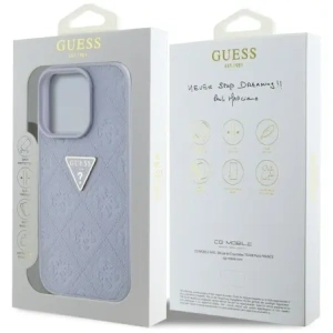 Kup Etui Guess Hot Stamp 4G Pattern Triangle Metal Logo do Apple iPhone 16 Pro fioletowy - GUE4381 - {ean13} - Sklep Home Screen