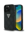 Etui Guess Hot Stamp 4G Pattern Triangle Metal Logo do Apple iPhone 16 Pro Max czarny