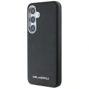 Kup Karl Lagerfeld Saffiano complet înfășurat logo metalic elongat MagSafe Samsung Galaxy S25 negru - KLD21944 - {ean13} - Sklep Home Screen