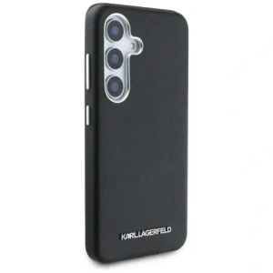 Kup Karl Lagerfeld Saffiano complet înfășurat logo metalic elongat MagSafe Samsung Galaxy S25 negru - KLD21944 - {ean13} - Sklep Home Screen