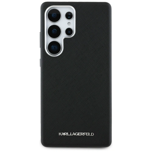 Kup Etui Karl Lagerfeld Saffiano Full Wrapped Elongated Metal Logo MagSafe pro Samsung Galaxy S25 Ultra černé - KLD21945 - {ean13} - Sklep Home Screen