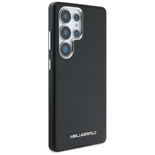 Kup Etui Karl Lagerfeld Saffiano Full Wrapped Elongated Metal Logo MagSafe pro Samsung Galaxy S25 Ultra černé - KLD21945 - {ean13} - Sklep Home Screen