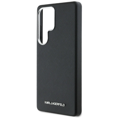 Kup Etui Karl Lagerfeld Saffiano Full Wrapped Elongated Metal Logo MagSafe pro Samsung Galaxy S25 Ultra černé - KLD21945 - {ean13} - Sklep Home Screen