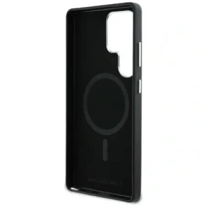Kup Etui Karl Lagerfeld Saffiano Full Wrapped Elongated Metal Logo MagSafe do Samsung Galaxy S25 Ultra czarny - KLD21945 - {ean13} - Sklep Home Screen