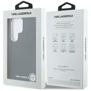 Kup Karl Lagerfeld Saffiano teljesen burkolt megnyújtott fém logó MagSafe Samsung Galaxy S25 Ultra fekete - KLD21945 - {ean13} - Sklep Home Screen