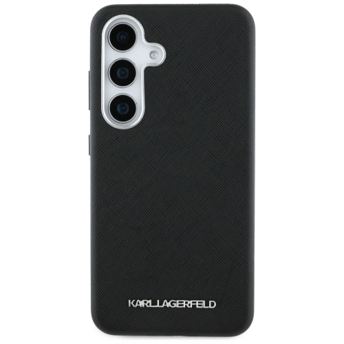 Kup Karl Lagerfeld Saffiano teljesen burkolt hosszúkás fém logó MagSafe Samsung Galaxy S25+ Plus fekete - KLD21946 - {ean13} - Sklep Home Screen