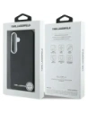 Kup Karl Lagerfeld Saffiano Vollverpackte verlängerte Metall-Logo MagSafe Samsung Galaxy S25+ Plus schwarz - KLD21946 - {ean13} - Sklep Home Screen