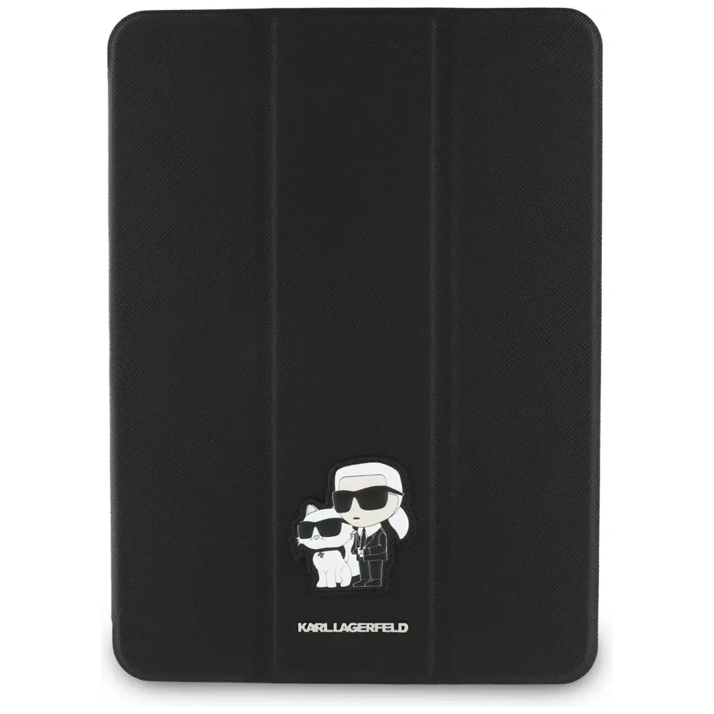 Etui Karl Lagerfeld KLFC11RM24SAKCK Apple iPad Air 11" 2024 (6. generacji) Book Cover Saffiano Magnetic Karl &Choupette czarny/black