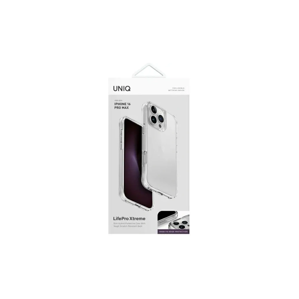 Etui UNIQ LifePro Xtreme Apple iPhone 16 Pro Max przezroczysty/crystal clear