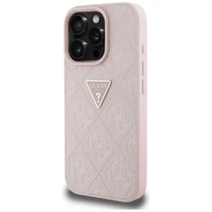 Kup Etui Guess Hot Stamp 4G Pattern Triangle Metal Logo do Apple iPhone 16 Pro różowy - GUE4385 - {ean13} - Sklep Home Screen