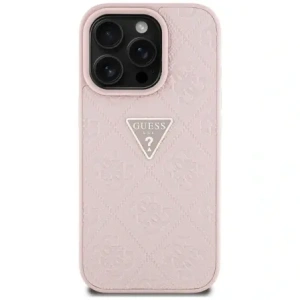 Kup Etui Guess Hot Stamp 4G Pattern Triangle Metal Logo do Apple iPhone 16 Pro różowy - GUE4385 - {ean13} - Sklep Home Screen