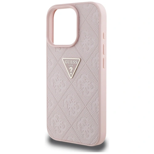 Kup Etui Guess Hot Stamp 4G Pattern Triangle Metal Logo do Apple iPhone 16 Pro růžový - GUE4385 - {ean13} - Sklep Home Screen