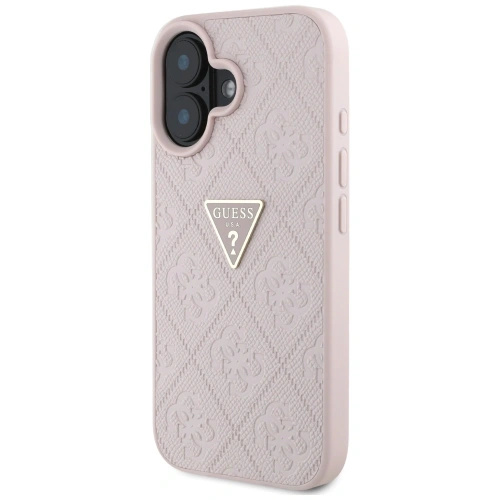 Kup Etui Guess Hot Stamp 4G Pattern Triangle Metal Logo do Apple iPhone 16 růžový - GUE4386 - {ean13} - Sklep Home Screen