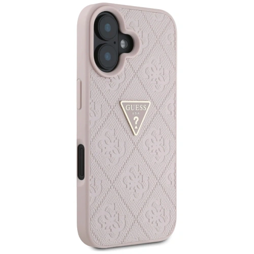 Buy Guess Hot Stamp 4G Pattern Triangle Metal Logo Apple iPhone 16 pink - GUE4386 - {ean13} - Home Screen Store Europe