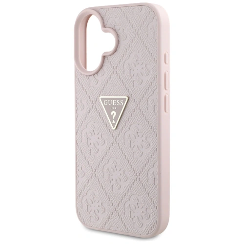 Kup Etui Guess Hot Stamp 4G Pattern Triangle Metal Logo do Apple iPhone 16 růžový - GUE4386 - {ean13} - Sklep Home Screen