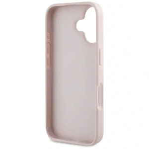 Kup Guess Hot Stamp 4G Muster Dreieck Metall Logo Apple iPhone 16 rosa - GUE4386 - {ean13} - Sklep Home Screen
