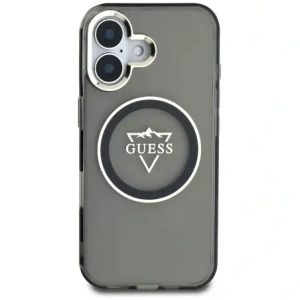 Kup Guess IML Fém Hegy Logo MagSafe Apple iPhone 16 fekete - GUE4387 - {ean13} - Sklep Home Screen