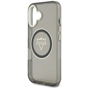Kup Guess IML Fém Hegy Logo MagSafe Apple iPhone 16 fekete - GUE4387 - {ean13} - Sklep Home Screen