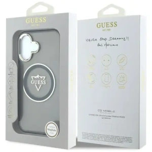 Kup Guess IML Fém Hegy Logo MagSafe Apple iPhone 16 fekete - GUE4387 - {ean13} - Sklep Home Screen