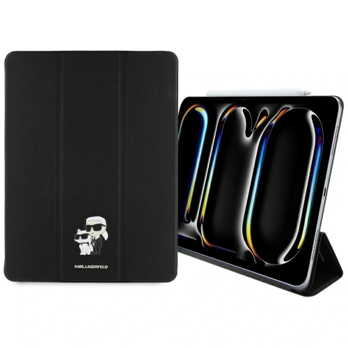Kup Etui Karl Lagerfeld KLFC13PM24SAKCK Apple iPad Pro 13" 2024 (7. generace) Book Cover Saffiano Magnetic Karl &Choupette černý/black - KLD21949 - {ean13} - Sklep Home Screen