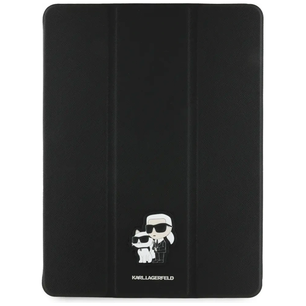 Etui Karl Lagerfeld KLFC13RM24SAKCK Apple iPad Air 13" 2024 (6. generacji) Book Cover Saffiano Magnetic Karl &Choupette czarny/black