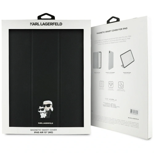 Kup Etui Karl Lagerfeld KLFC13RM24SAKCK Apple iPad Air 13" 2024 (6. generace) Book Cover Saffiano Magnetic Karl &Choupette černý/black - KLD21950 - {ean13} - Sklep Home Screen