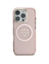 Kup Etui Guess IML Metal Mountain Logo MagSafe do Apple iPhone 16 Pro różowy - GUE4391 - {ean13} - Sklep Home Screen