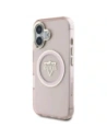 Kup Etui Guess IML Metal Mountain Logo MagSafe pro Apple iPhone 16 růžové - GUE4392 - {ean13} - Sklep Home Screen