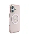 Buy Guess IML Metal Mountain Logo MagSafe Apple iPhone 16 pink - GUE4392 - {ean13} - Home Screen Store Europe