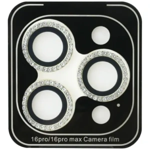 Buy Guess Rhinestone Lens Protector Apple iPhone 16 Pro / 16 Pro Max gold - GUE4393 - {ean13} - Home Screen Store Europe